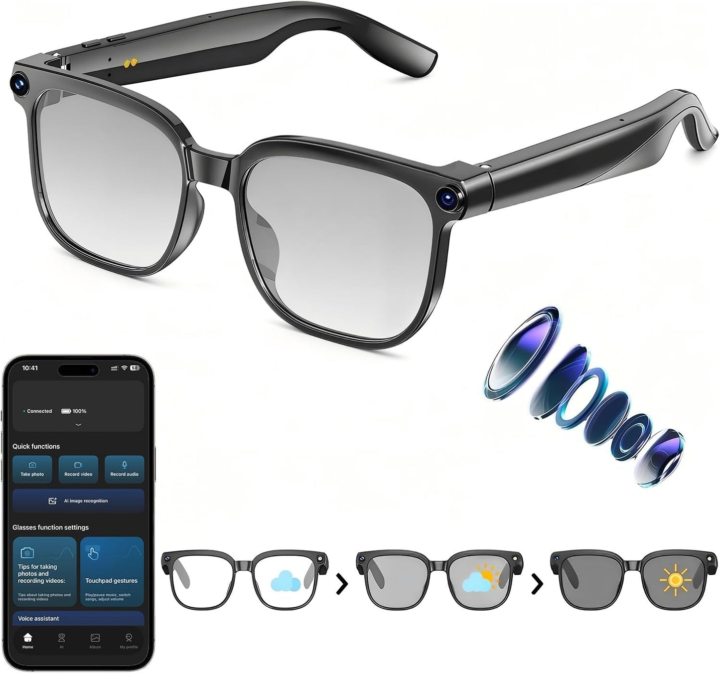 Aibee AI Visionary - Smart Assistant Glasses
