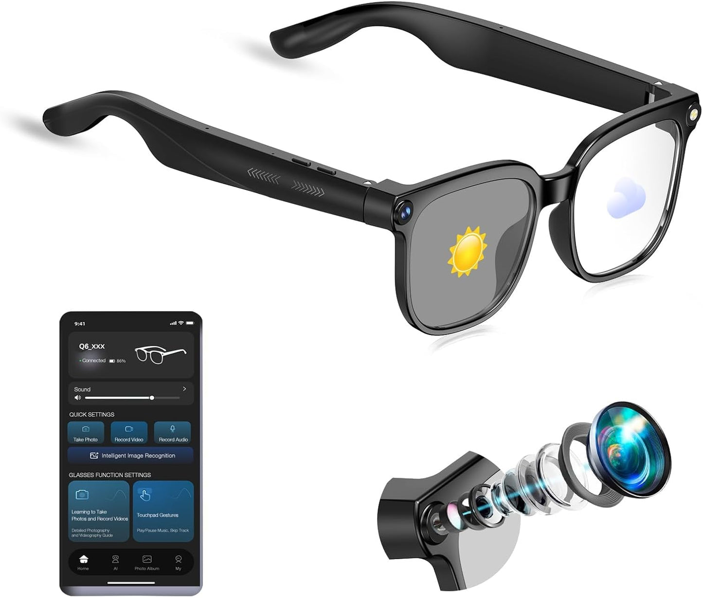 Aibee AI Visionary - Smart Assistant Glasses